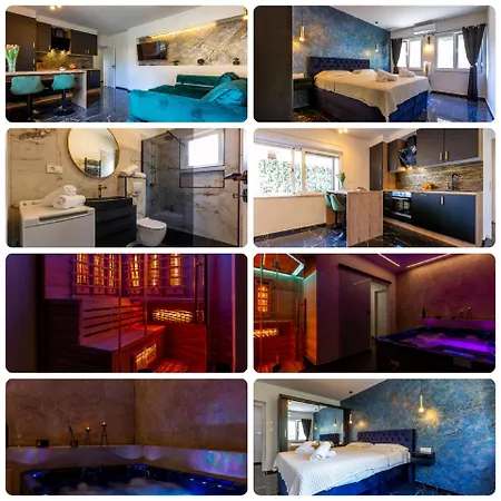 Apartment Luxury Hedone Near The Bridge With Private Zone Zadar